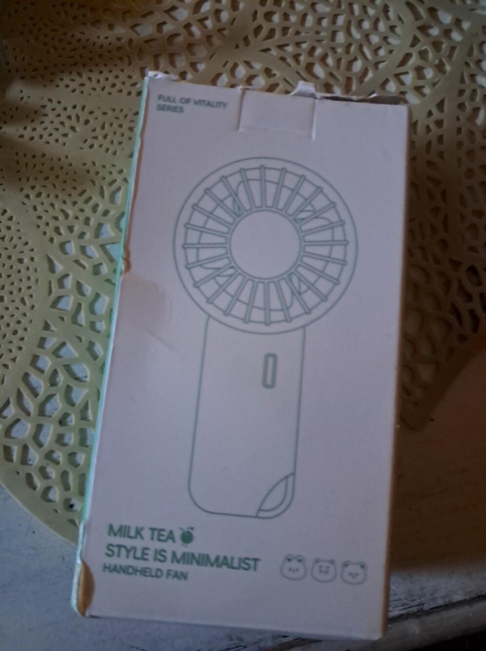 Portable Handheld Fan - Mint Green